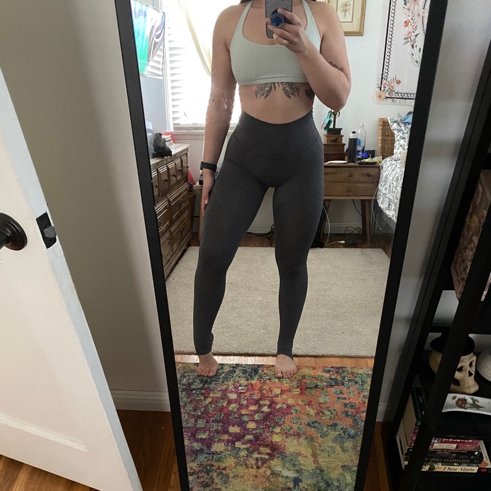 Grey Lululemon Wunder Under HR 31” Luxstreme!